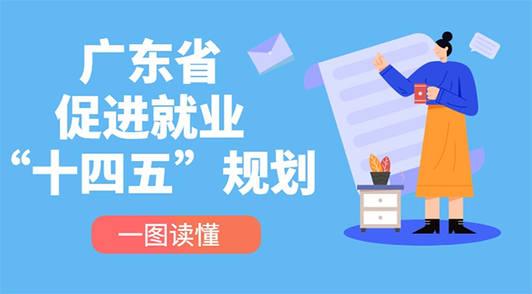 一圖讀懂廣東省促進就業(yè)“十四五”規(guī)劃