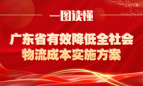 一圖讀懂廣東省有效降低全社會(huì)物流成本實(shí)施方案